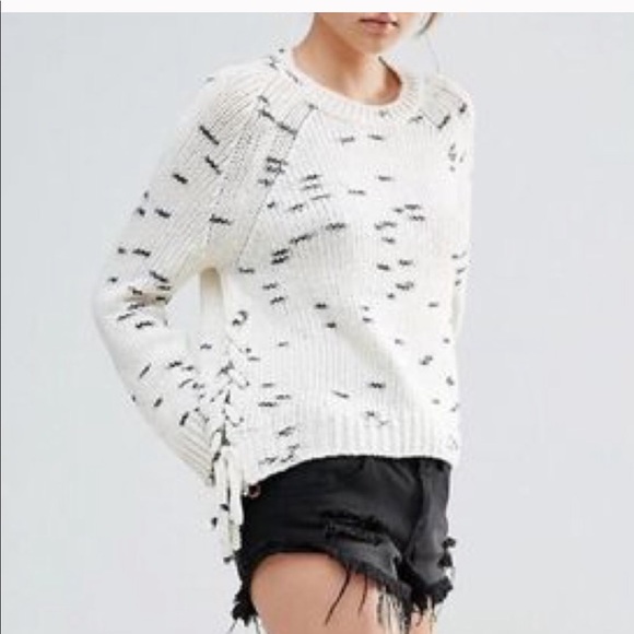 ASOS Sweaters - John + Jen Juno side lacing pullover sweater